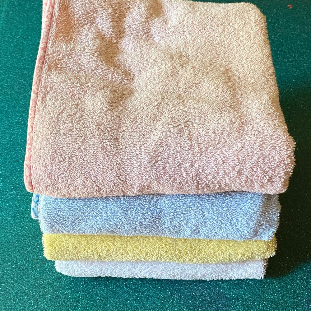 Hooded baby towels (set of 4)